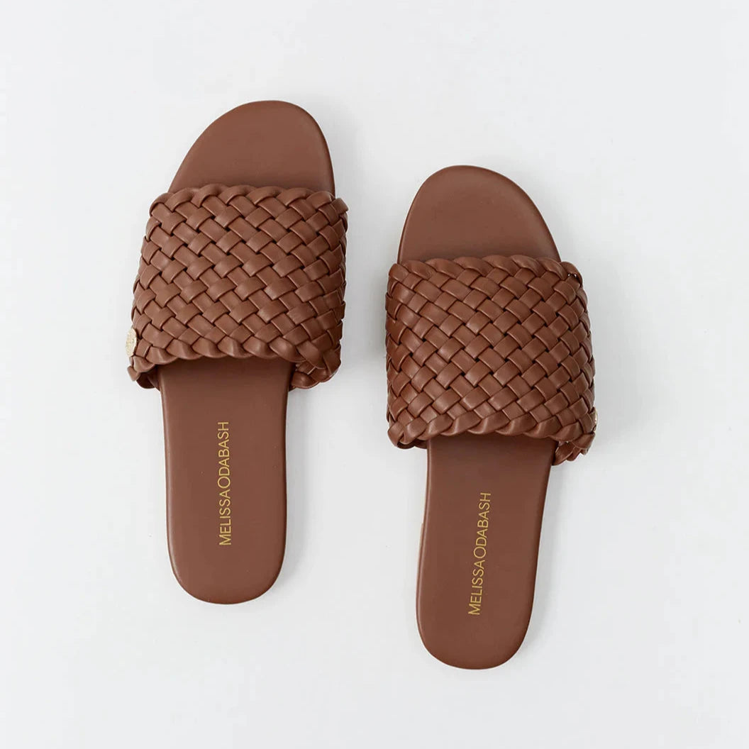 Melissa Odabash Woven Slider Sandals