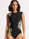 Seafolly Island in the Sun Cap Sleeve Fullpiece