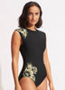Seafolly Island in the Sun Cap Sleeve Fullpiece