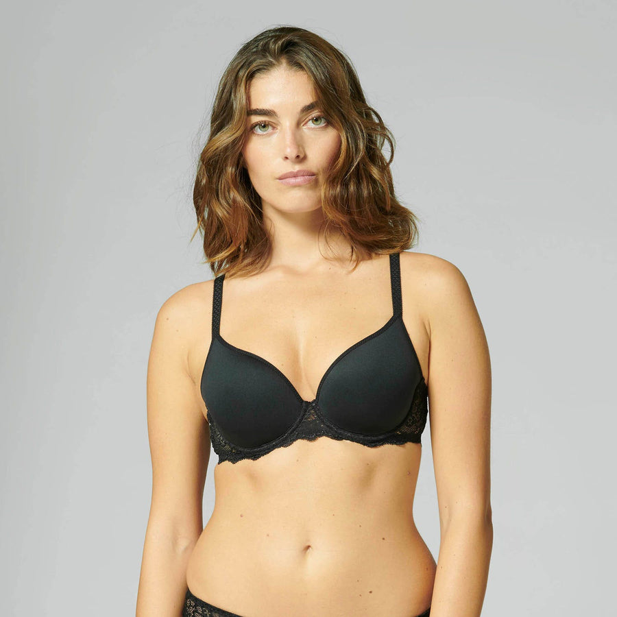 Marie Jo L'Aventure Tom 0220827-CHB Women's Charcoal Wired Push Up Bra 36B  at  Women's Clothing store