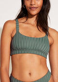 Vitamin A New Sienna Bralette Top - Aloe SuperRib