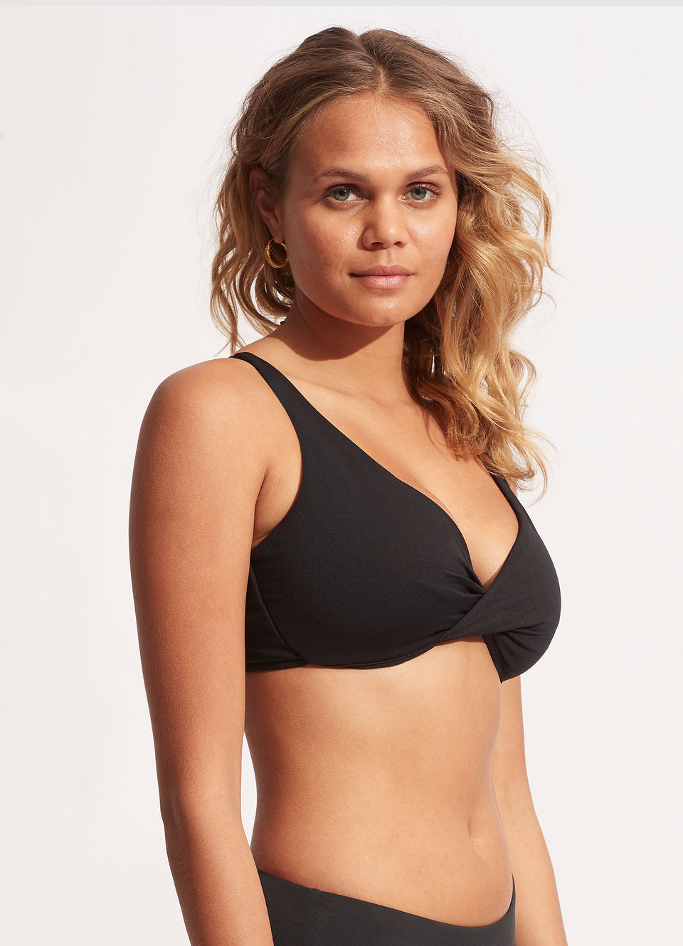 Seafolly Collective Wrap Front F Cup Bikini Top