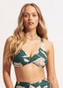 Seafolly Fleur de Bloom Wrap Front F Cup Bikini Top