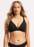 Seafolly Second Wave DD Fixed Tri Bikini Top