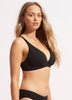 Seafolly Second Wave DD Fixed Tri Bikini Top