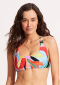 Seafolly Tropfest DD Scoop Neck Bikini Top