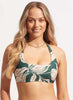 Seafolly Fleur de Bloom DD Scoop Neck Halter Bikini Top