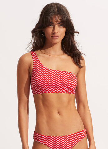 Seafolly Sienna One Shoulder Bikini Top