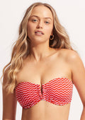 Seafolly Sienna DD U Tube Bandeau Bikini Top