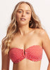 Seafolly Sienna DD U Tube Bandeau Bikini Top