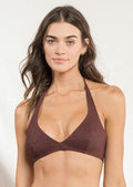 Maaji Sole Mio Manhattan Halter Top - Mocca