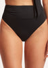 Seafolly Collective High Cut High Waist Bikini Bottom
