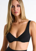 Shan Intemporel Underwire Bikini Top - Caviar