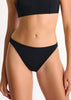 Shan Jessie High Cut Bikini Bottom - Caviar
