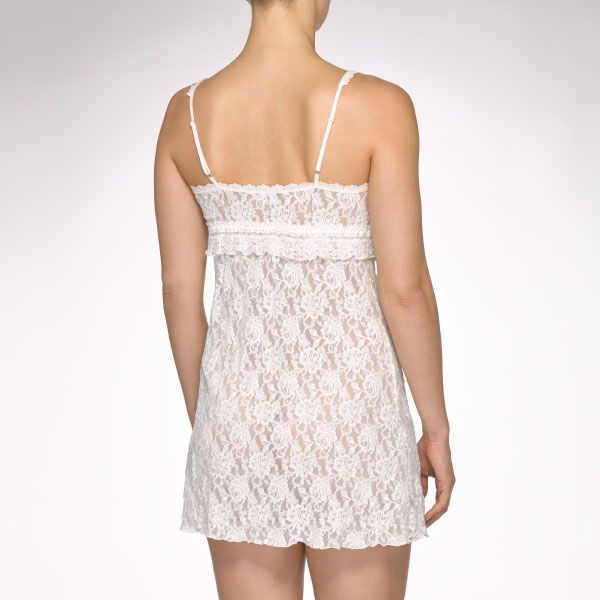Vintage Intimissimi Off White Lace Slip Shapewear Nightgown Size M