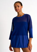 Shan Mia Mesh Tunic - Indigo