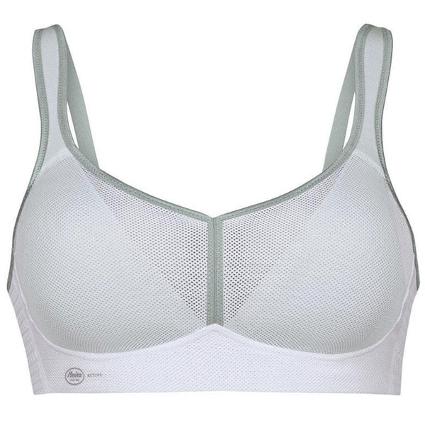 Active Air Control Wire Free Sports Bra White 42A by Anita