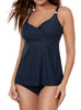 Miraclesuit Solid Surplice Tankini Top