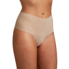 Front of Hanky Panky Breathe High Rise Thong in Nude