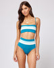 L Space Rebel Stripe Bikini Top