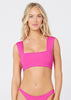 L Space Parker Crop Bikini Top