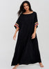 Pitusa Mesh Sleeve Maxi Dress