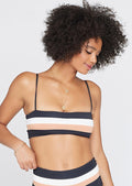 L Space Rebel Stripe Bikini Top