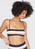 L Space Rebel Stripe Bikini Top