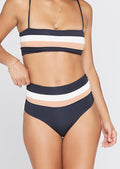 L Space Portia Stripe Bikini Bottom