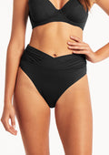 Sea Level Eco Essentials Wrap High Waist Bikini Bottom