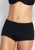 Seafolly Roll Top Boyshort Bikini Bottom