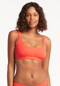 Sea Level Vesper Square Neck Bralette Bikini Top