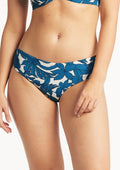 Sea Level Retreat Mid Bikini Bottom