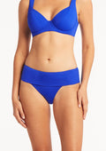 Sea Level Eco Essentials Roll Band Bikini Bottom