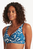 Sea Level Retreat Cross Front Bikini Top