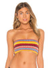 Seafolly Baja Stripe Bandeau Bikini Top
