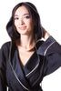 Christine Silk Waffle Hoodie Robe