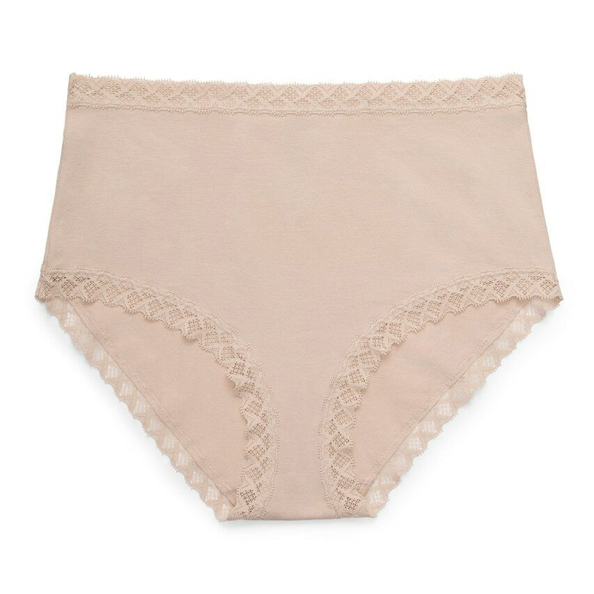 Natori Bliss Cotton French Cut Panty - Rose Beige