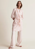 Skin Basic Double Layer Wrap Robe