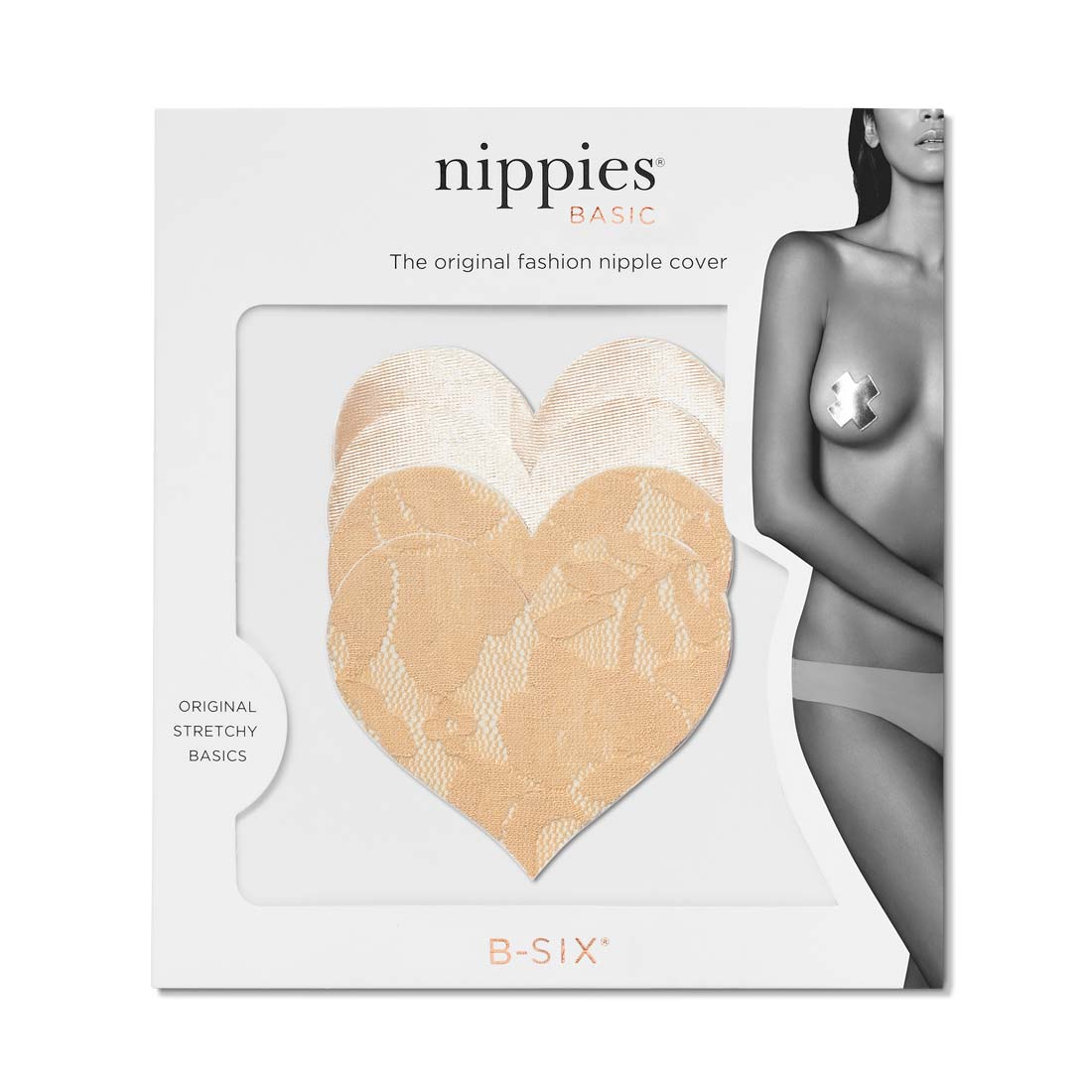 Bristols Six Basics Heart Nipple Covers