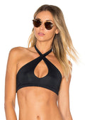 Vitamin A Camilla Cross Neck Bikini Top