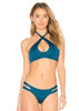 Vitamin A Camilla Cross Neck Bikini Top