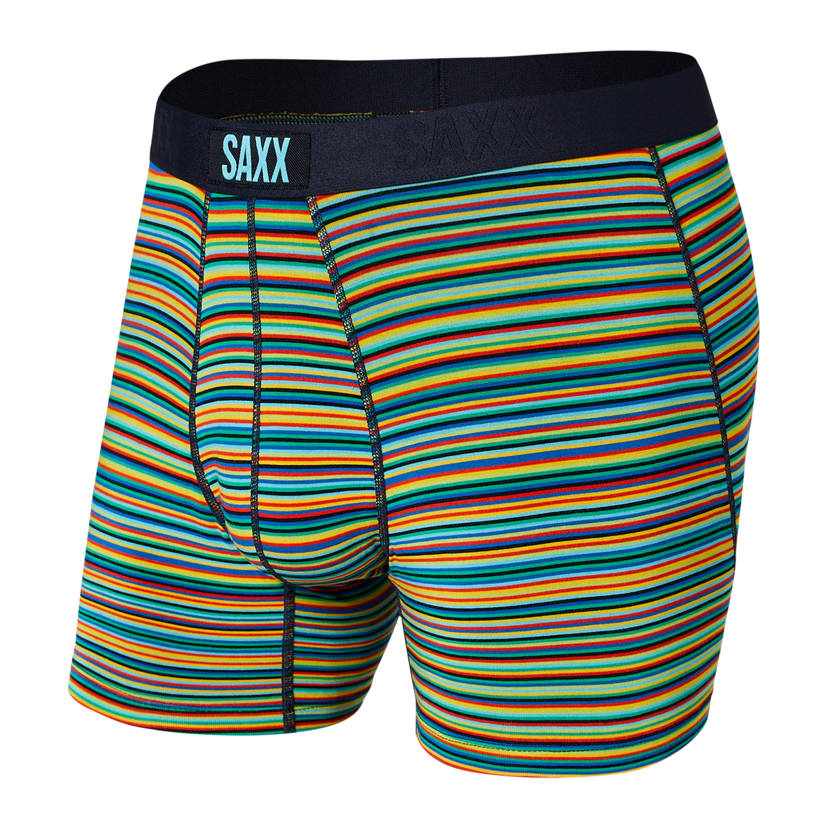 SAXX Men's Vibe Boxer Brief Underwear - Grey Sushi Doobie Doo