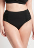Sea Level Eco Essentials Gathered Side High Waist Bikini Bottom