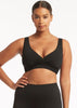 Sea Level Eco Essentials Cross Front Multifit Bikini Top