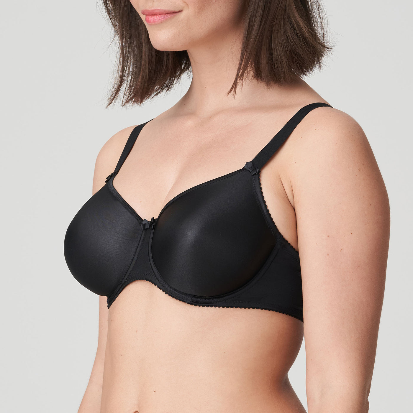 Buy New Normal Padded Non-Wired Full Coverage Full Cup Bra - Black