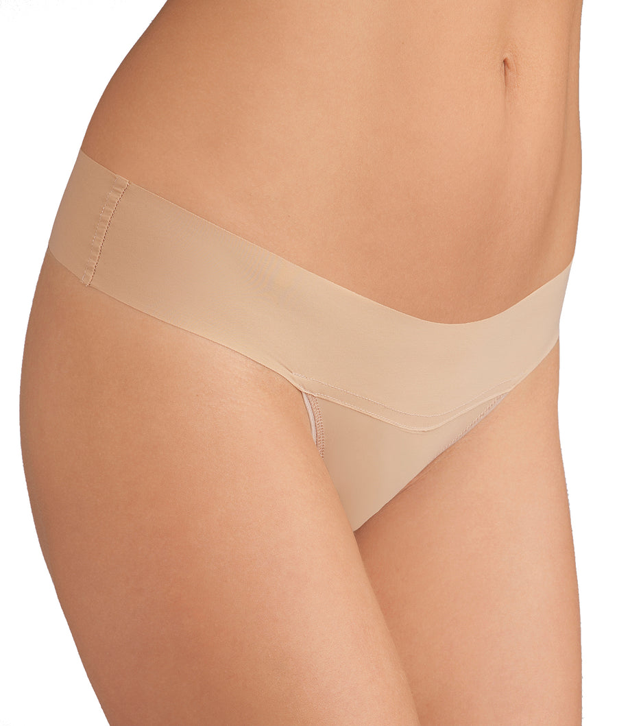 Hanky Panky Bare Eve Natural Rise Thong in Nude