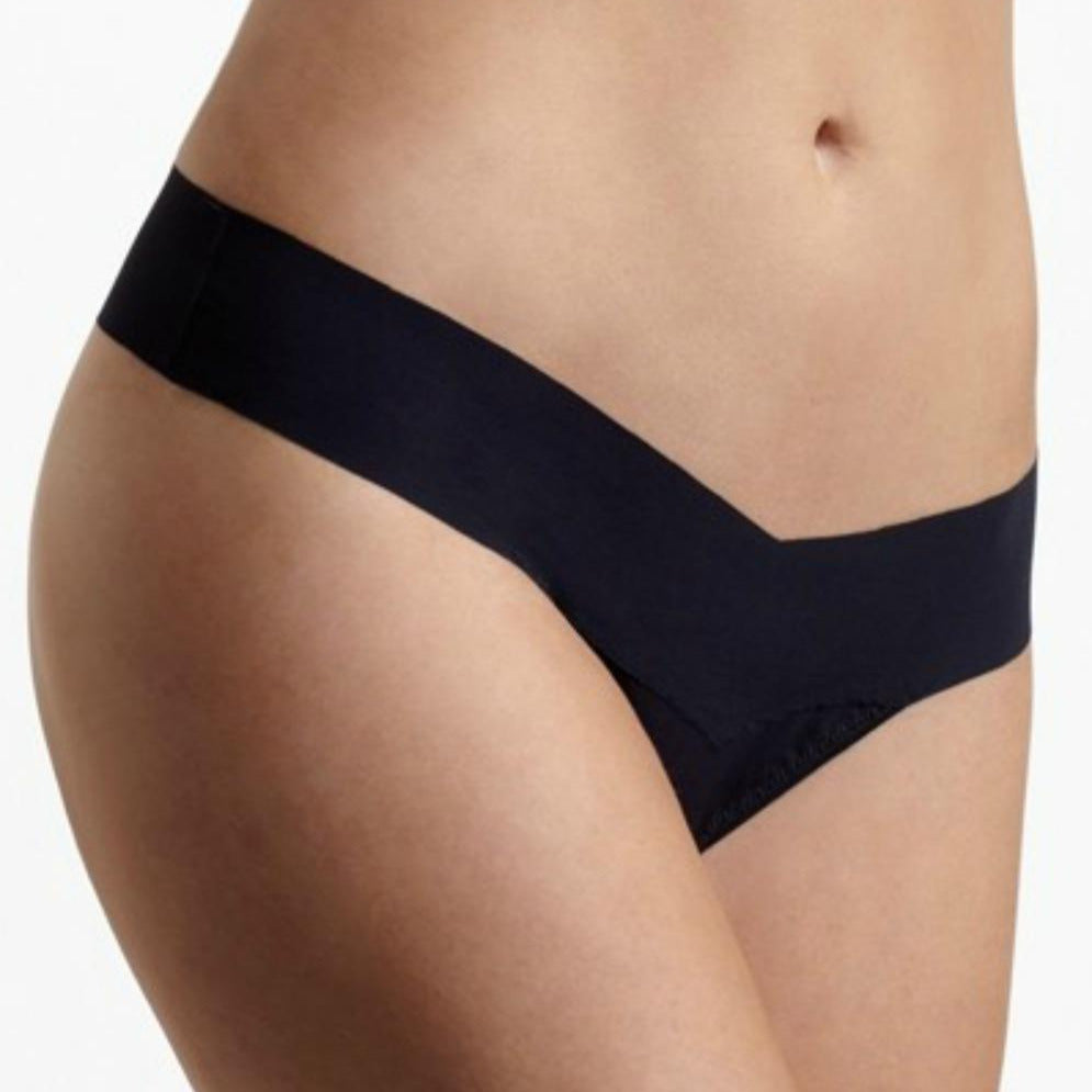 Hanky Panky Bare Eve Natural Rise Thong in Black