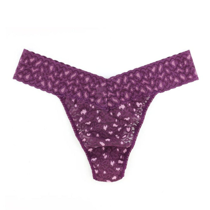 Hanky Panky Original Rise Thong in Blue Leopard - Sweet Hitchhiker NYC Hanky Panky Original Rise Thong in Blue Leopard - Sweet Hitchhiker NYC