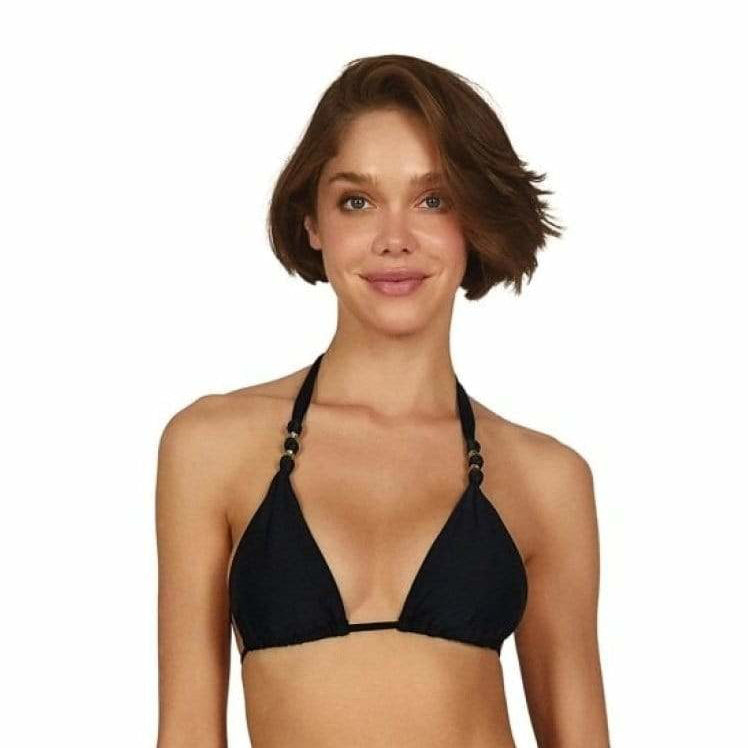 Vix Paula Halter Bikini Top - Black